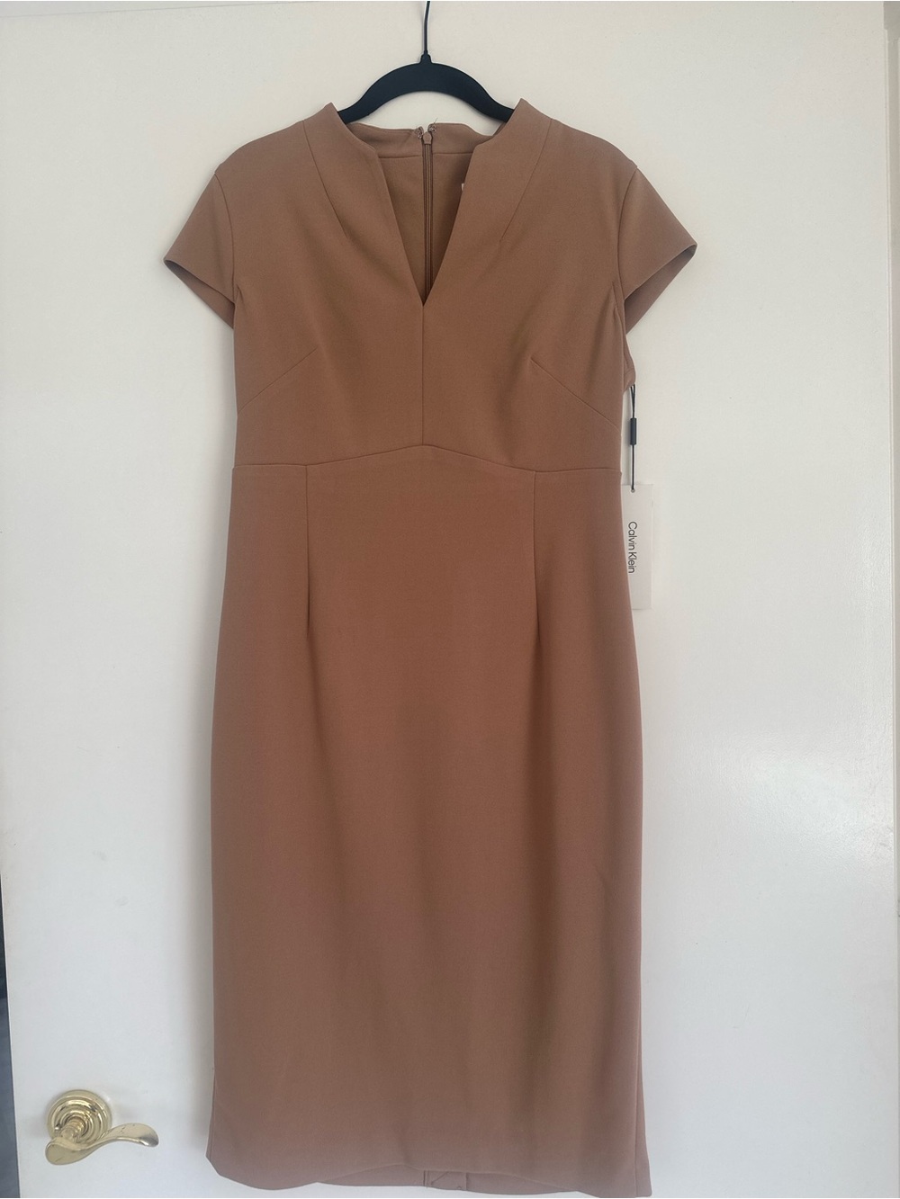 Calvin Klein Cafe Ole Midi Sheath Dress